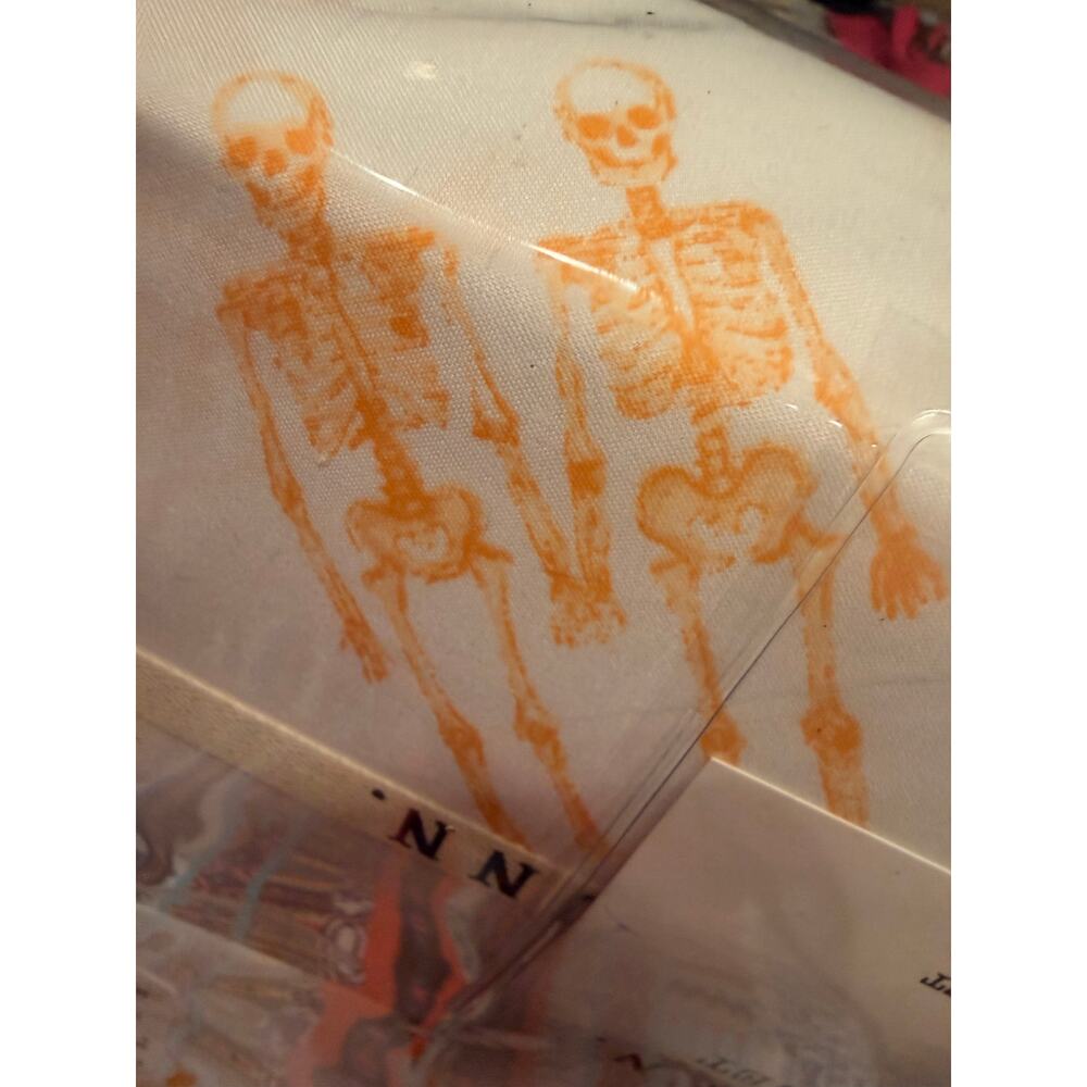 Rae Dunn Together Forever Halloween Skeleton Twin Sheet Sets Lot of 2 NWT - Picture 15 of 15